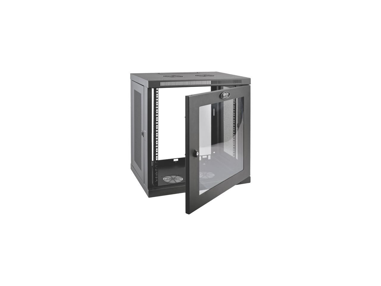Tripp Lite 12U Wall Mount Rack Enclosure Server Cabinet w/ Glass Front Door