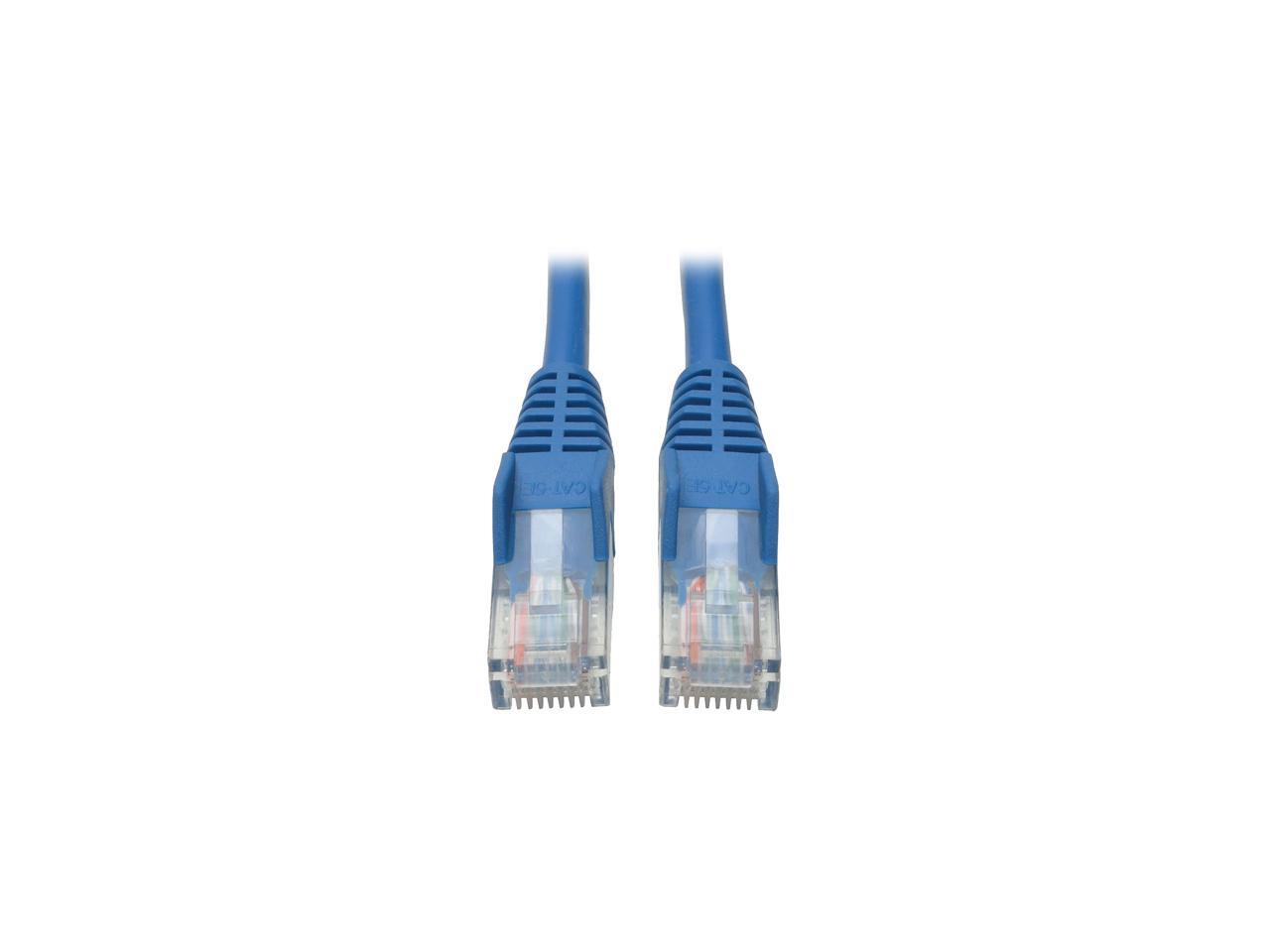 Tripp Lite 100-ft. Cat5e 350MHz Snagless Molded Cable (RJ45 M/M) - Blue