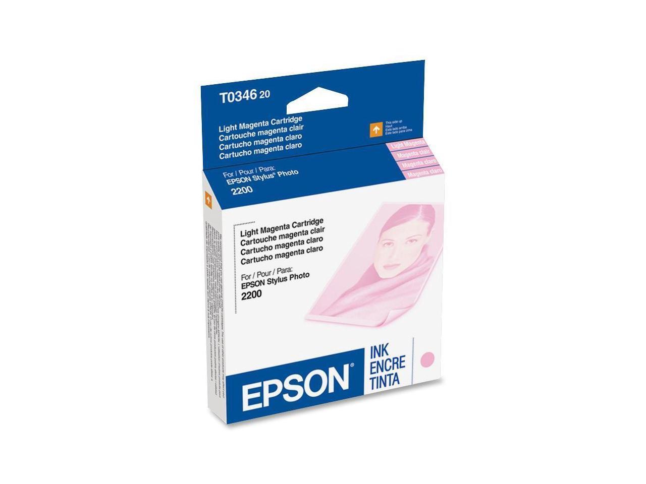 EPSON® T034620 Inkjet Cartridge f/Stylus Pro 2200; Light Magenta