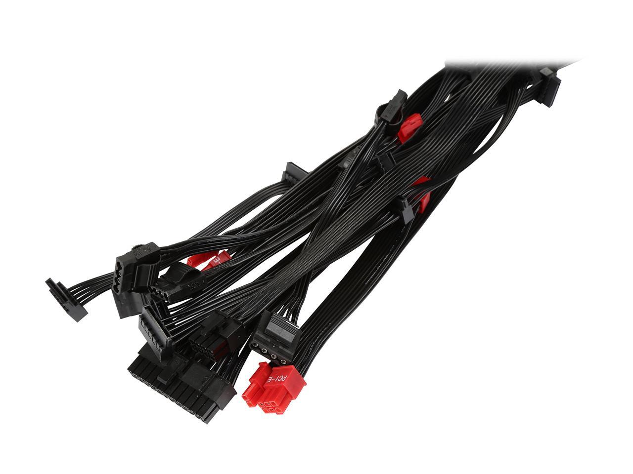 Thermaltake Smart Pro RGB 750W Smart Zero Fan SLI/CrossFire Ready Continuous Power ATX12V v2.4 / EPS v2.92 80 PLUS Bronze Certified Full Modular Power Supply PS-SPR-0750FPCBUS-R