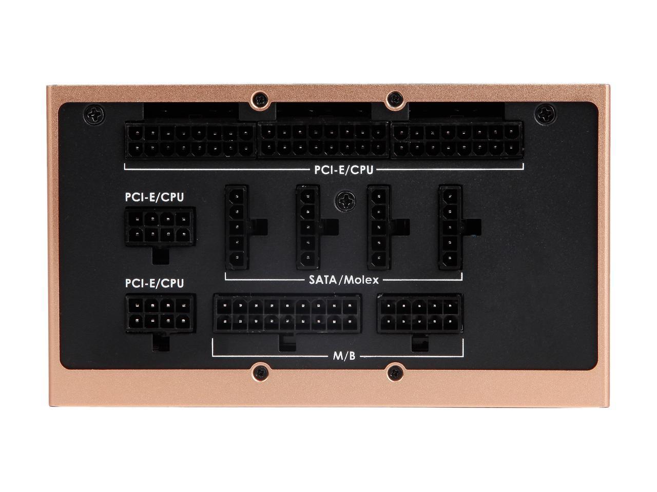ANTEC High Current Gamer Series HCG1000 Extreme, 1000W Fully Modular, Full-Bridge LLC and DC to DC Converter Design, Full Japanese Caps, PhaseWave Design, 10 Year Warranty