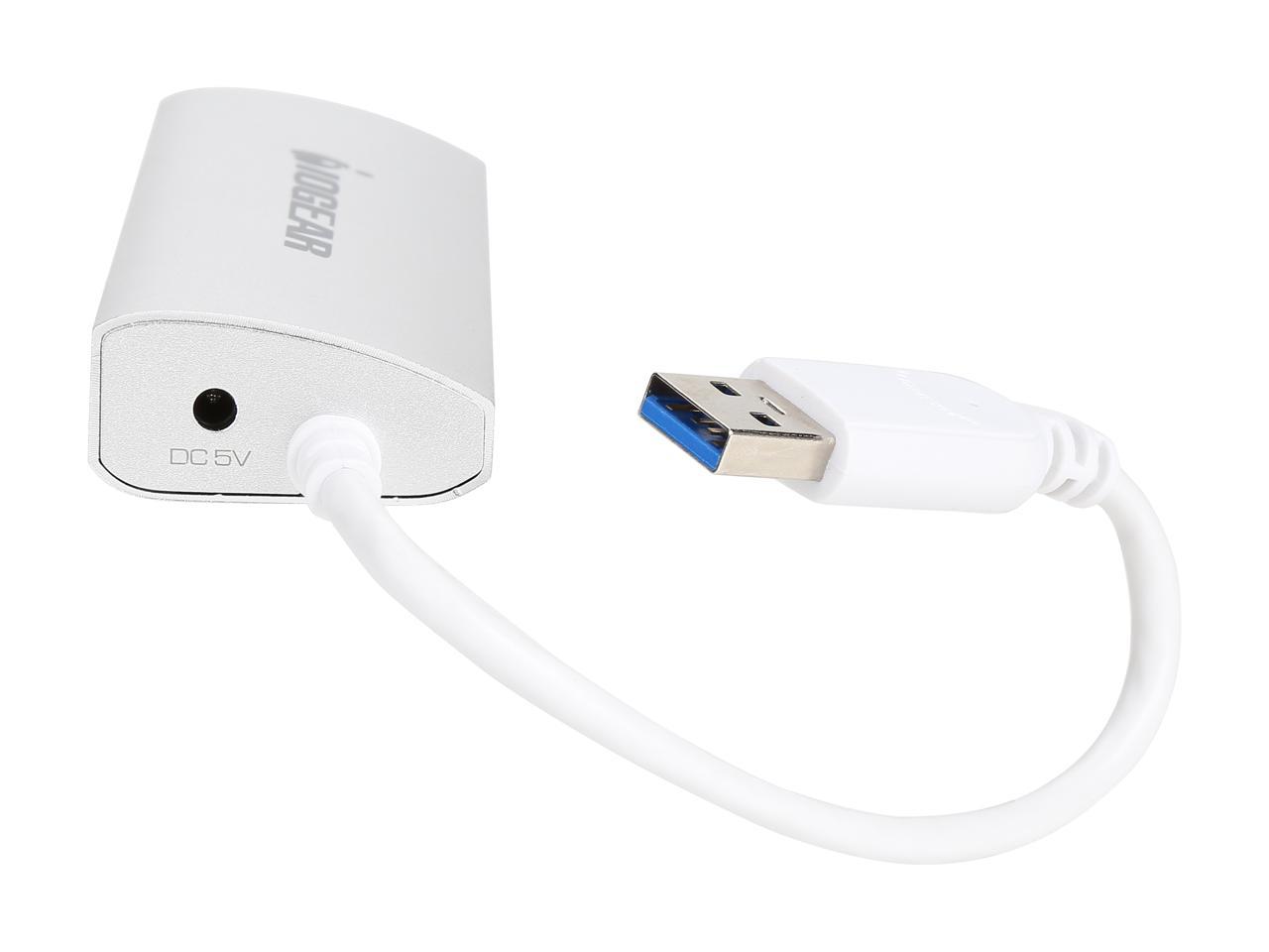 IOGEAR GUH304P Aluminum USB 3.0 4-Port Hub w/PS