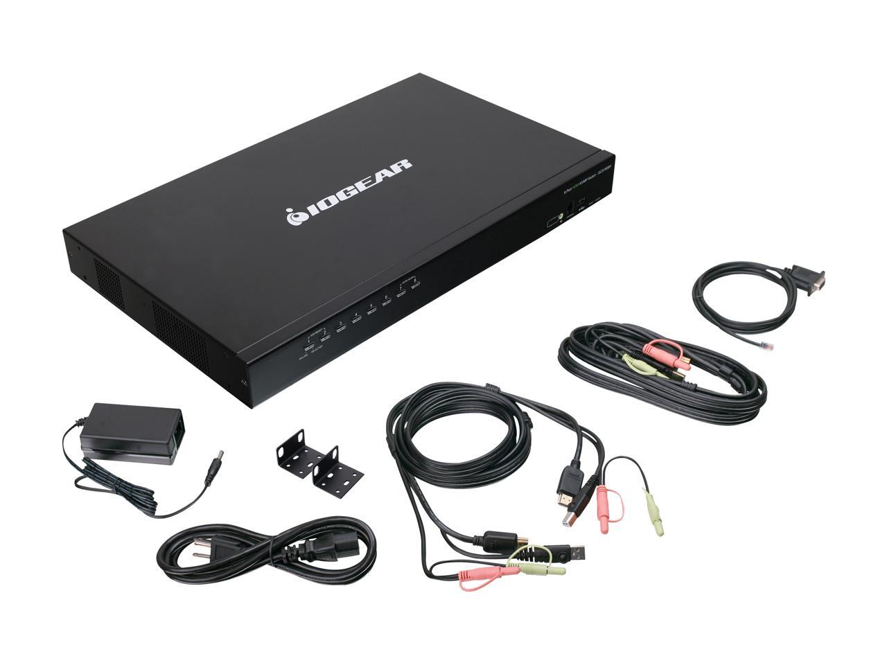 IOGEAR GCS1808H 8-Port USB HDMI KVM Switch with Audio (TAA Compliant)