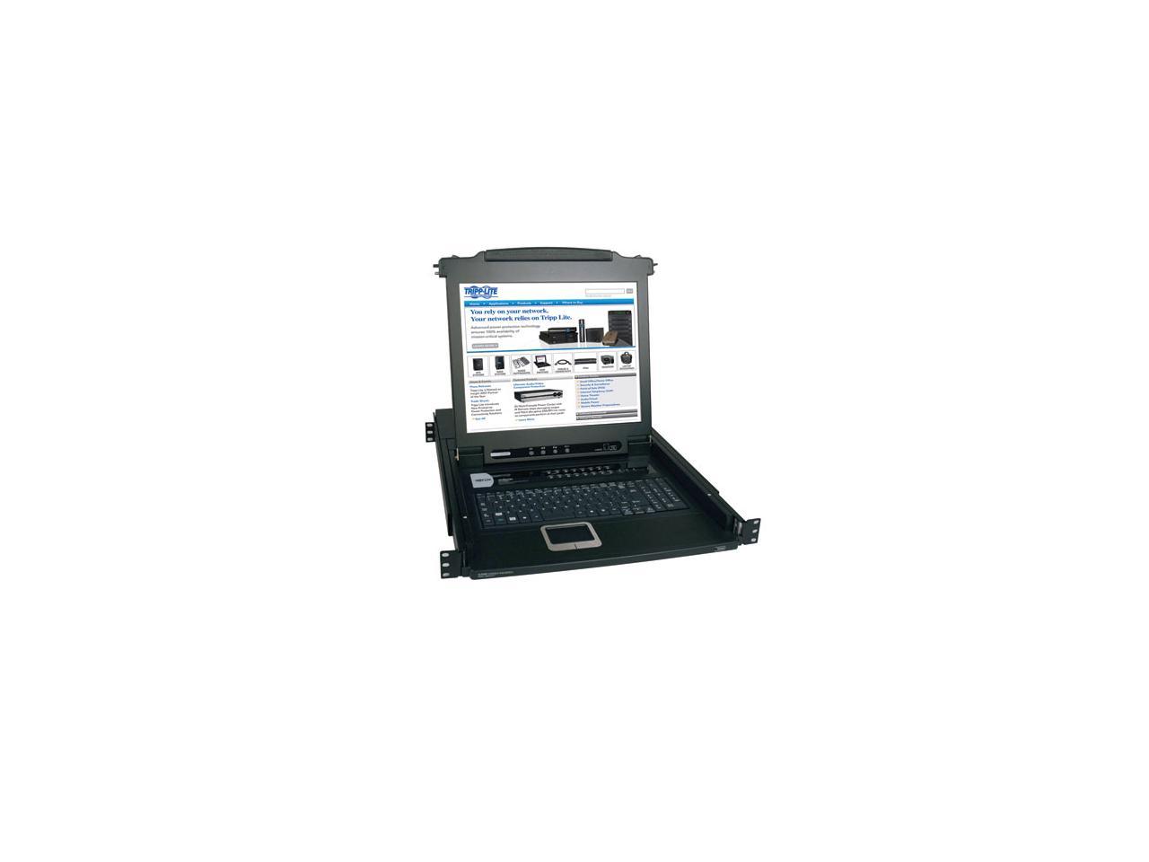 Tripp Lite 16-Port 1U Rack-Mount Console KVM Switch with 17-in. LCD (B020-016-17)
