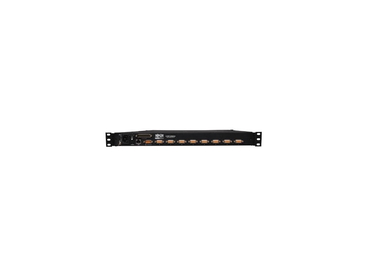 TRIPP LITE B020-U08-19-IP 8-Port Rack Console KVM Switch w/ 19" LCD Built-in IP