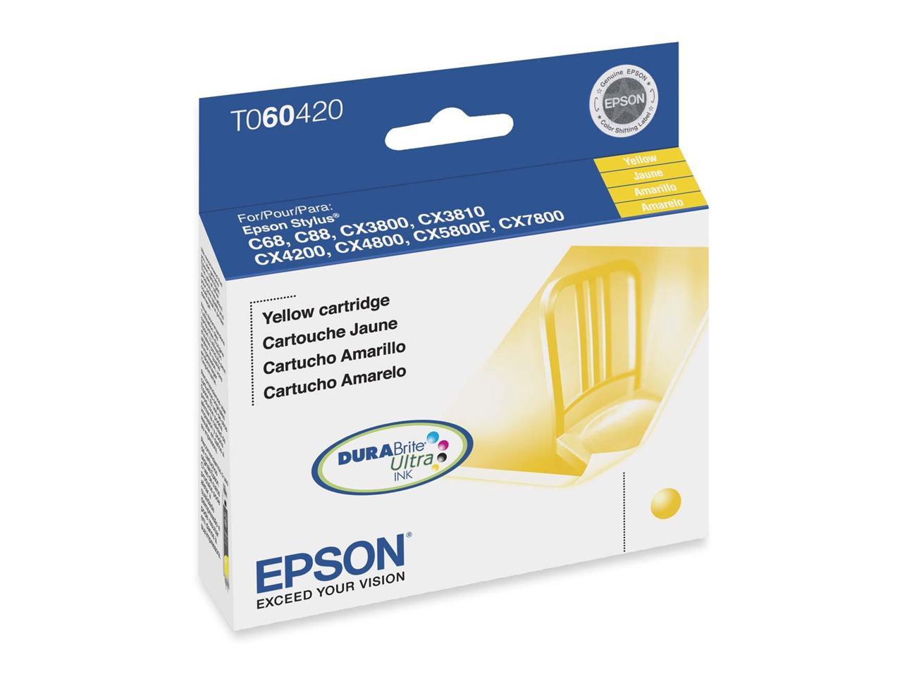 EPSON 60 (T060420) Ink Cartridges Yellow