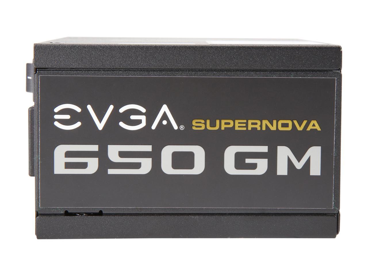 EVGA SuperNOVA 650 GM, 80 Plus Gold 650W, Fully Modular, ECO Mode with DBB Fan, Includes Power ON Self Tester, SFX Form Factor, Power Supply, 123-GM-0650-Y1