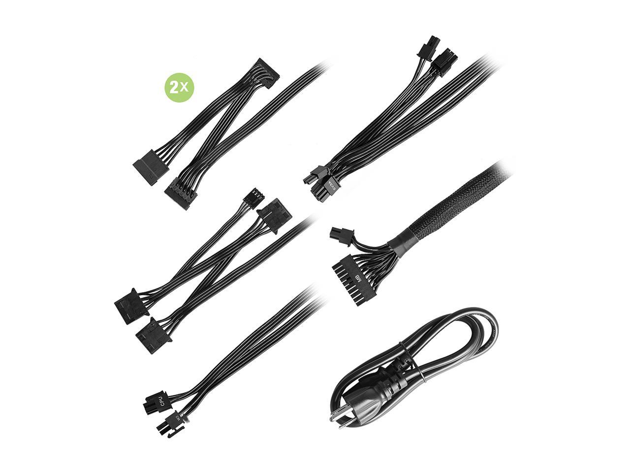 EVGA 500 W3, 80+ 500W, Compact 140mm Size, Non-Modular Active PFC Power Supply, 3 Year Warranty, 100-W3-0500-K1