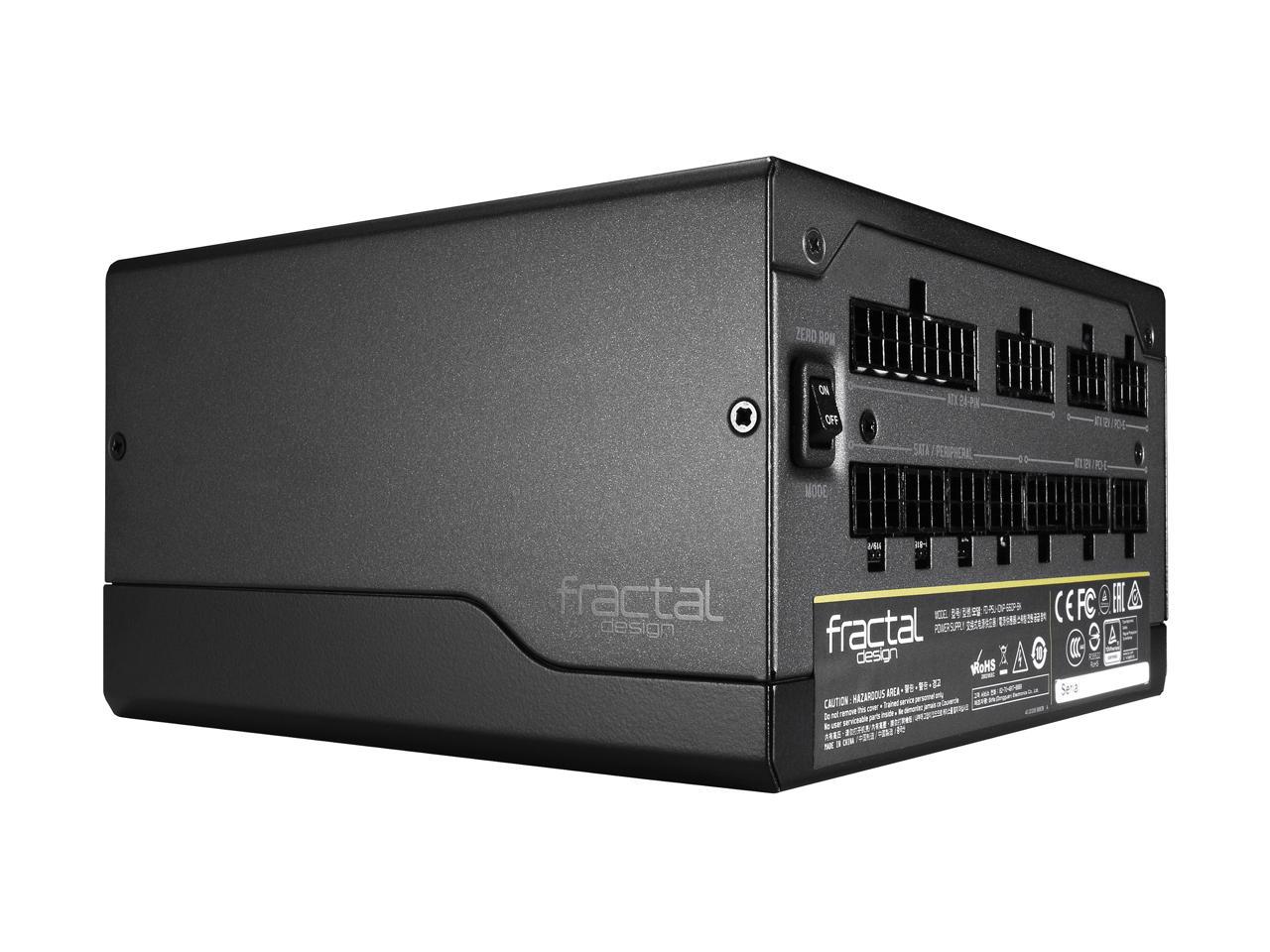 Fractal Design Ion+ 660P 80 PLUS Platinum Certified 660W Full Modular Compact ATX Power Supply with UltraFlex Cables, FD-PSU-IONP-660P-BK