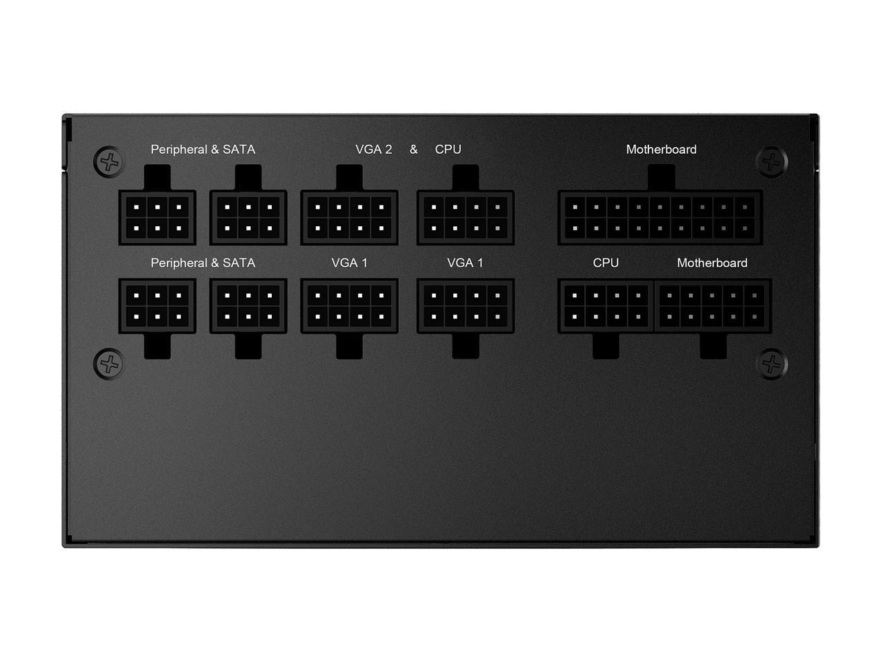 MSI MPG A850GF 850 W ATX 80 PLUS GOLD Certified Full Modular Active PFC Power Supply