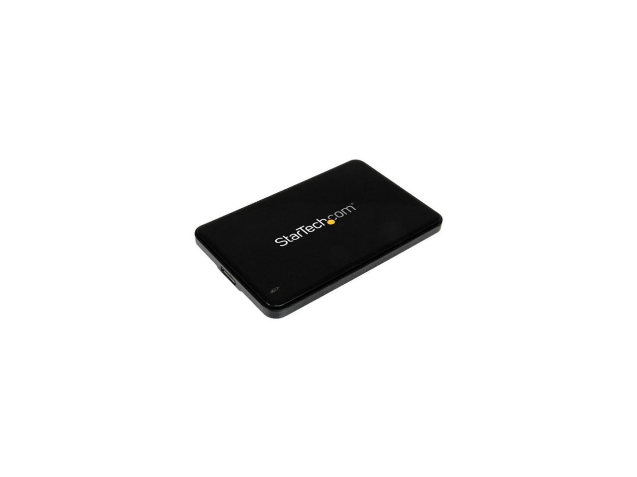 StarTech.com 2.5in USB 3.0 SATA Hard Drive Enclosure w/ UASP for Slim 7mm SATA III SSD / HDD - 7mm 2.5" Drive Enclosure - SATA 6 Gbps (S2510BPU337)
