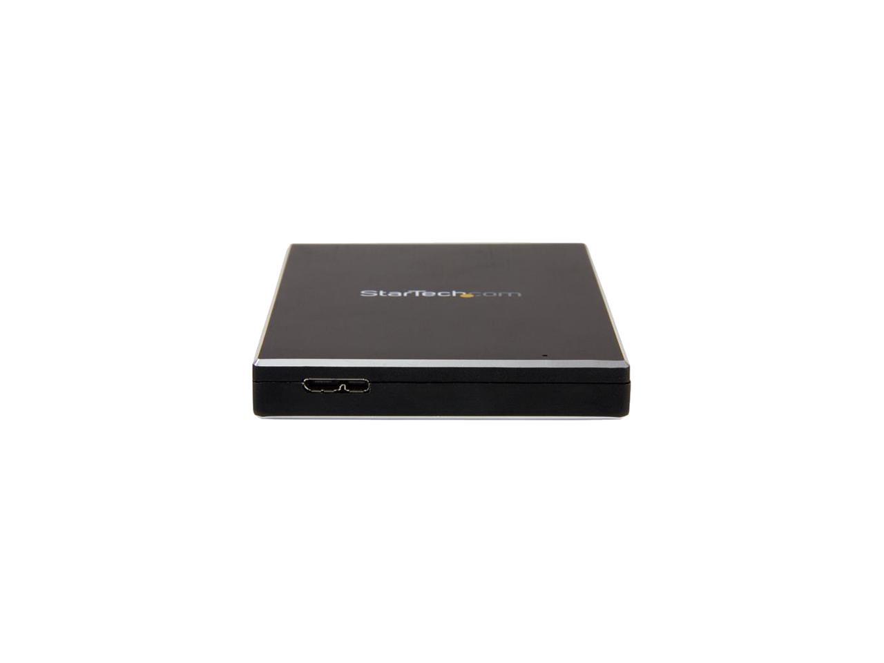 StarTech S251BMU313 2.5" External Hard Drive Enclosure - Supports UASP - Aluminum - USB 3.1 Enclosure - SSD/HDD Enclosure