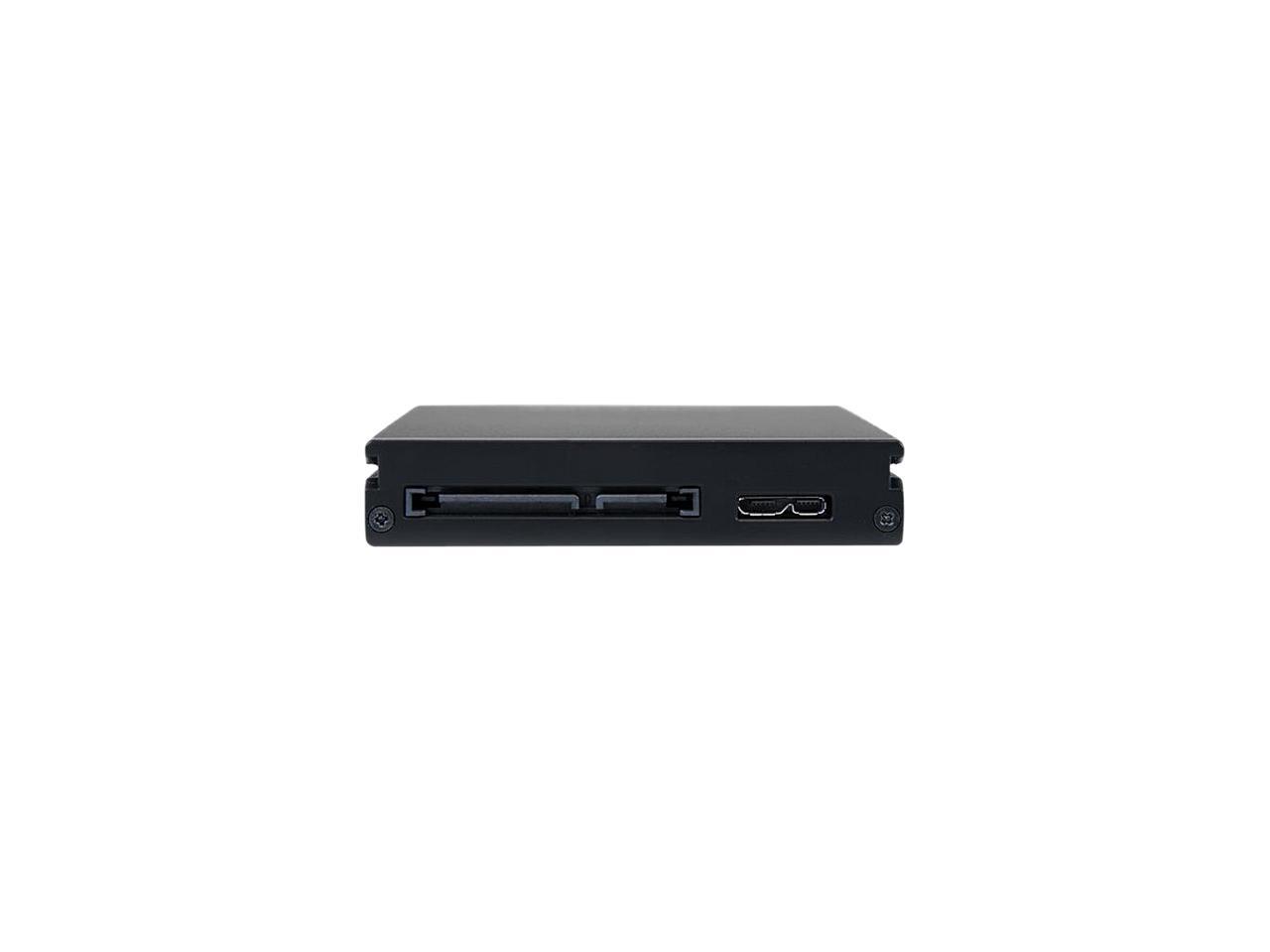 StarTech S251BU31REMD USB C Hard Drive Enclosure - 2.5 inch SSD HDD - works with S251BU31REM - Black Aluminum - USB 3.1 10Gbps - Height up to 9.5mm
