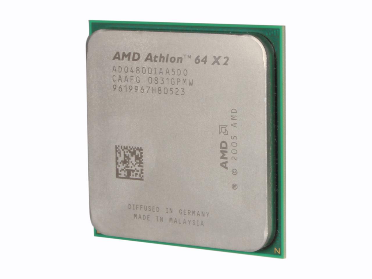 AMD Athlon 64 X2 4800+ Brisbane Dual-Core 2.5 GHz Socket AM2 65W ADO4800IAA5DO Processor