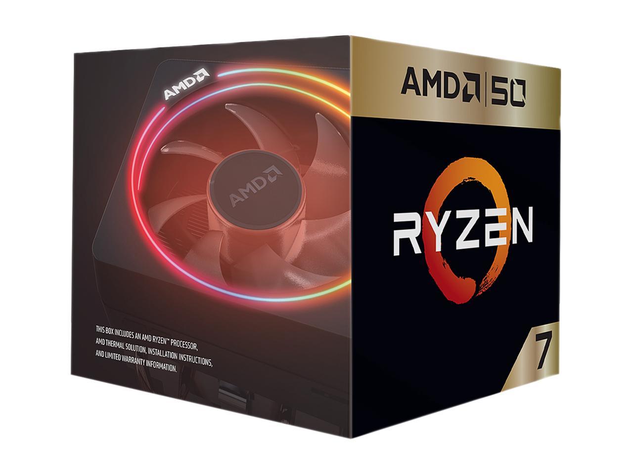 AMD Ryzen 7 2700X AMD50 Gold Edition 3.7 GHz (4.3 GHz Max Boost) Socket AM4 YD270XBGAFA50 Desktop Processor
