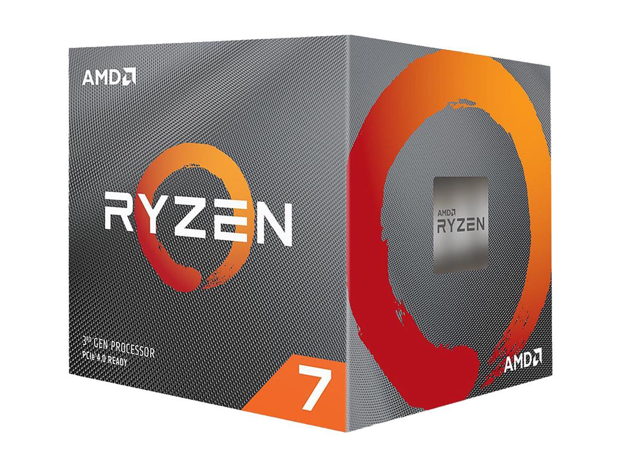 AMD RYZEN 7 3800X 8-Core 3.9 GHz (4.5 GHz Max Boost) Socket AM4 105W 100-100000025BOX Desktop Processor