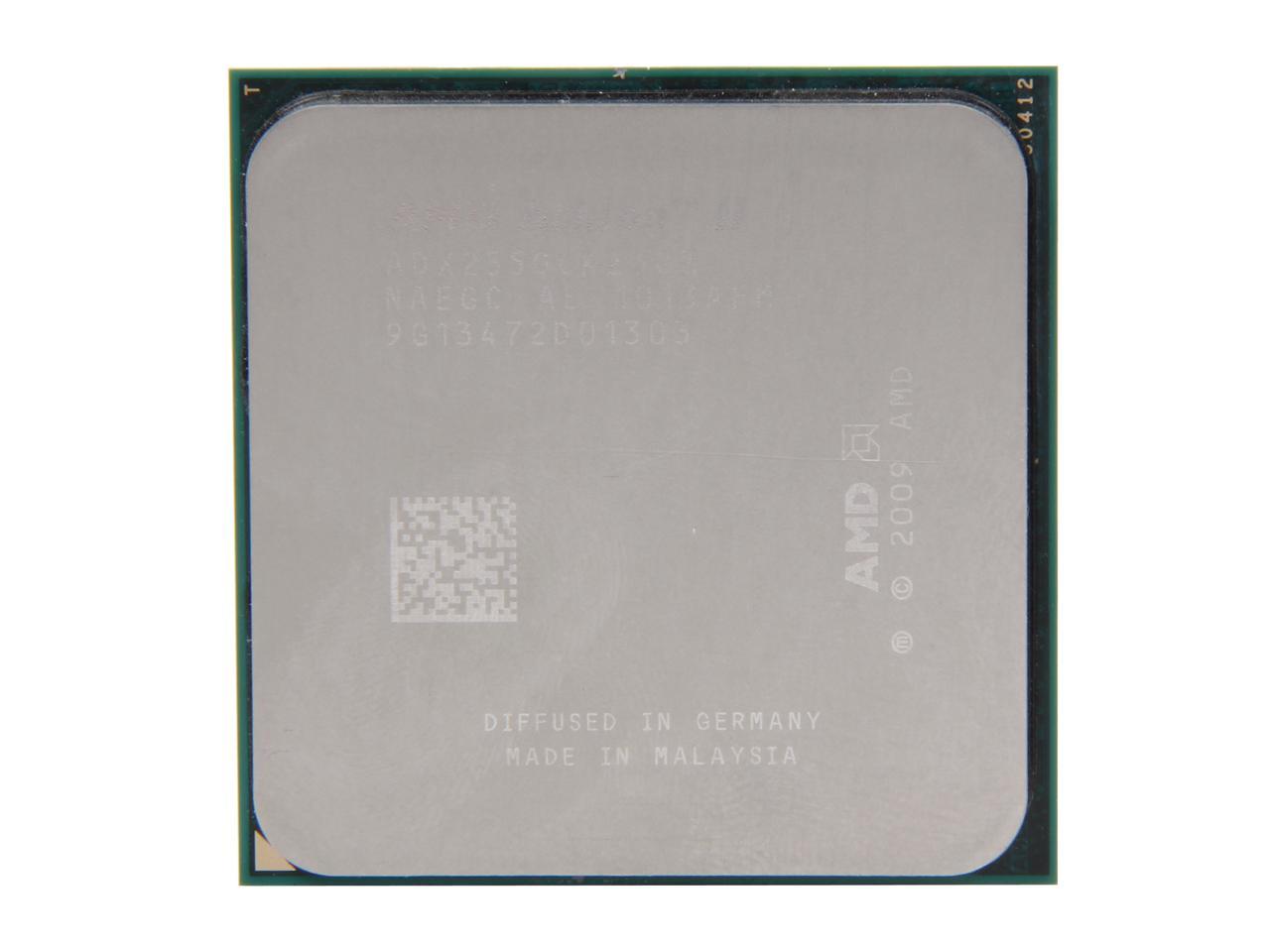 AMD Athlon II X2 255 Regor Dual-Core 3.1 GHz Socket AM3 65W ADX2550CK23GM Desktop Processor