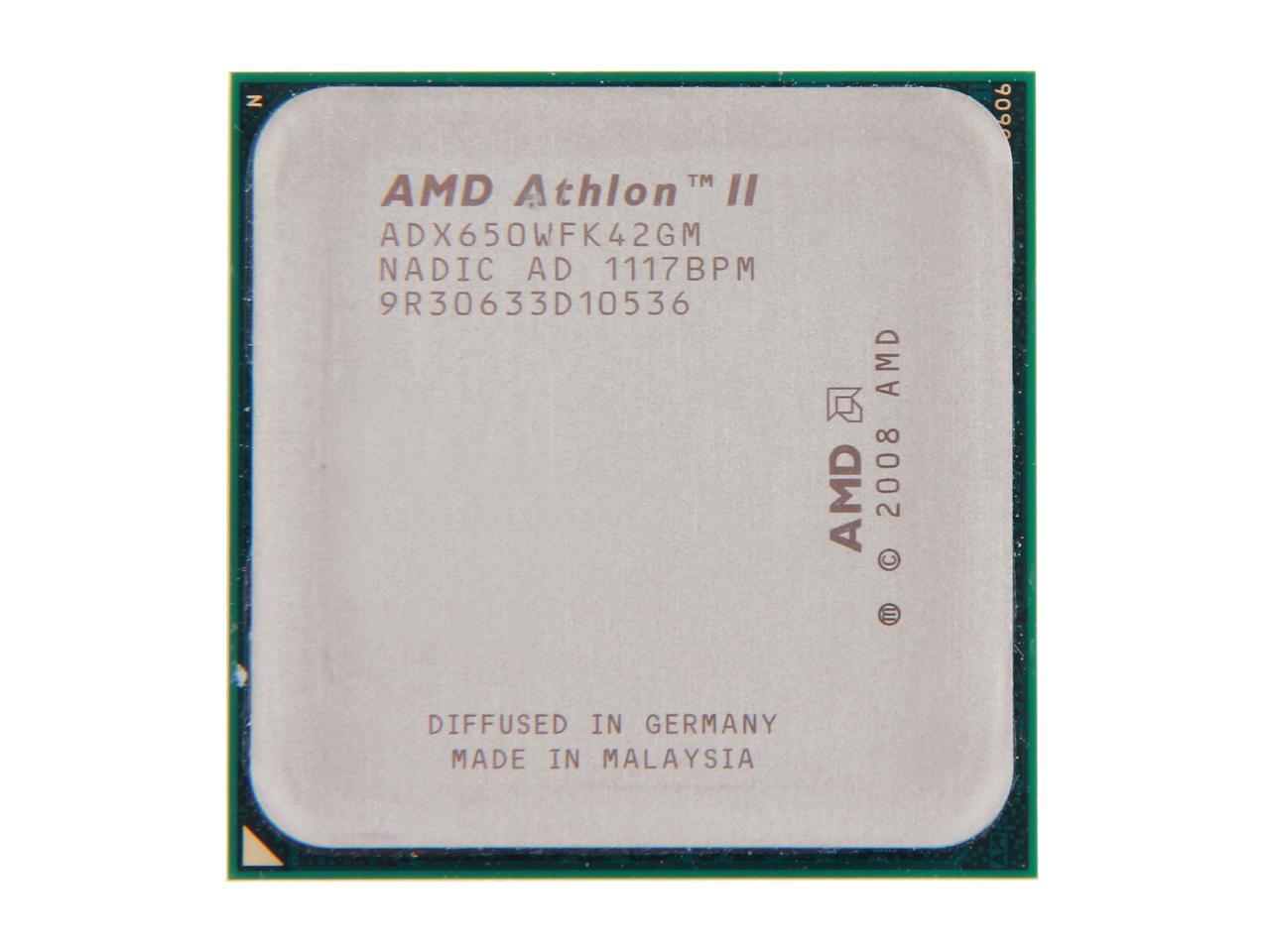 AMD Athlon II X4 650 Propus Quad-Core 3.2 GHz Socket AM3 95W ADX650WFK42GM Desktop Processor