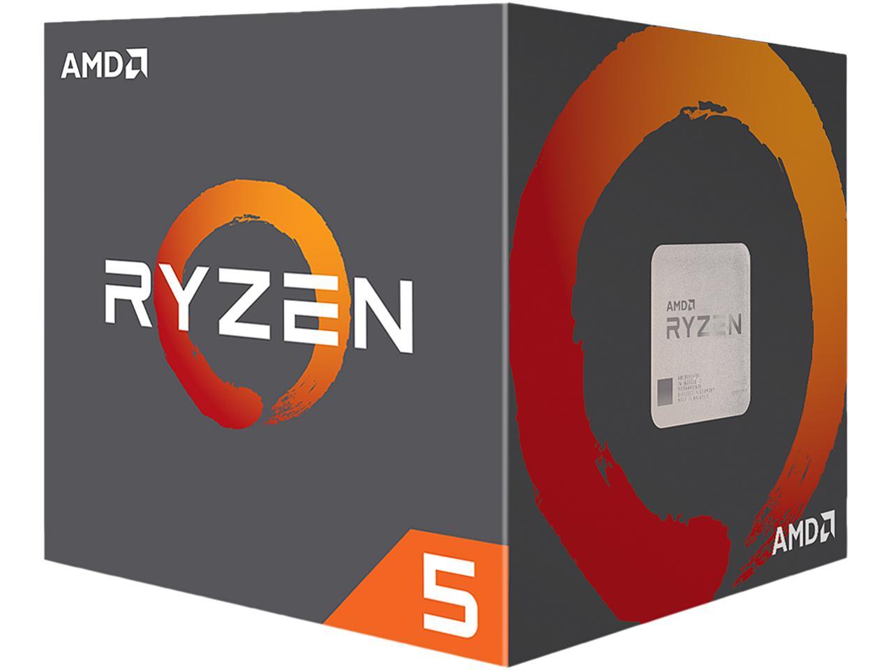 AMD RYZEN 5 2600X 6-Core 3.6 GHz (4.2 GHz Max Boost) Socket AM4 95W YD260XBCAFBOX Desktop Processor
