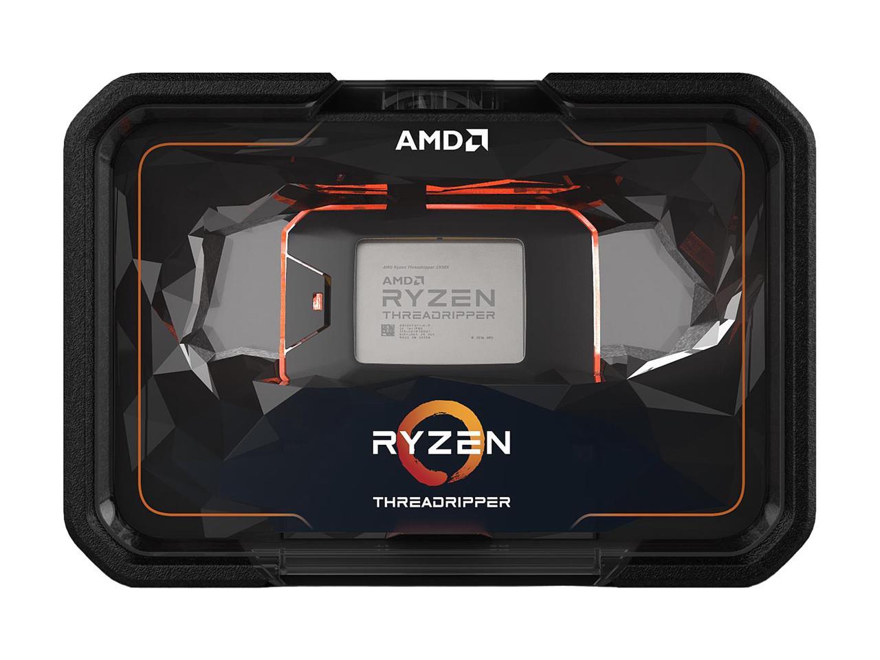 AMD 2nd Gen RYZEN Threadripper 2990WX 32-Core, 64-Thread, 4.2 GHz Max Boost (3.0 GHz Base), Socket sTR4 250W YD299XAZAFWOF Desktop Processor