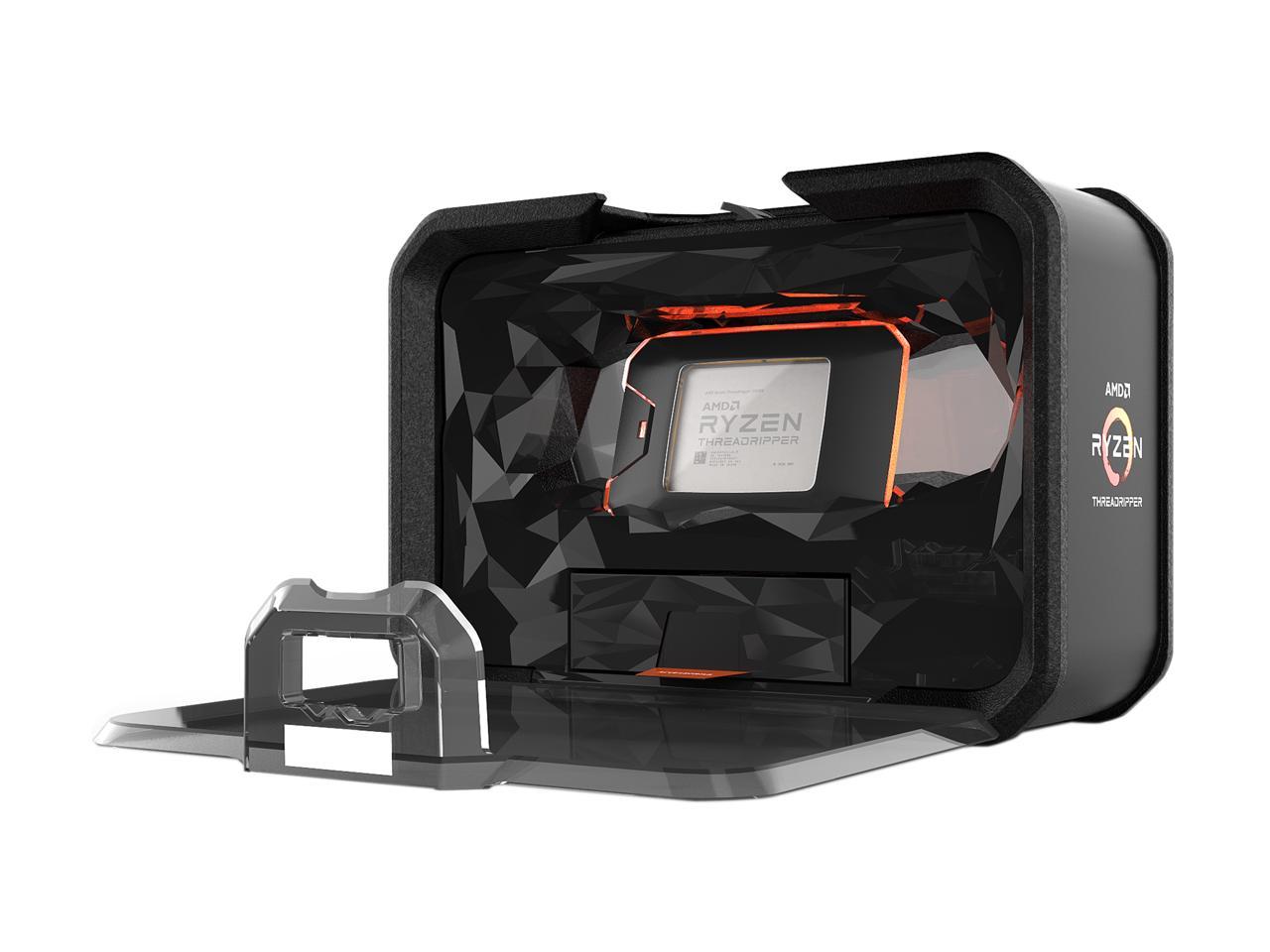 AMD 2nd Gen Ryzen Threadripper 2950X, 16-Core, 32-Thread, 4.4 GHz Max Boost (3.5 GHz Base), Socket sTR4 180W YD295XA8AFWOF Desktop Processor