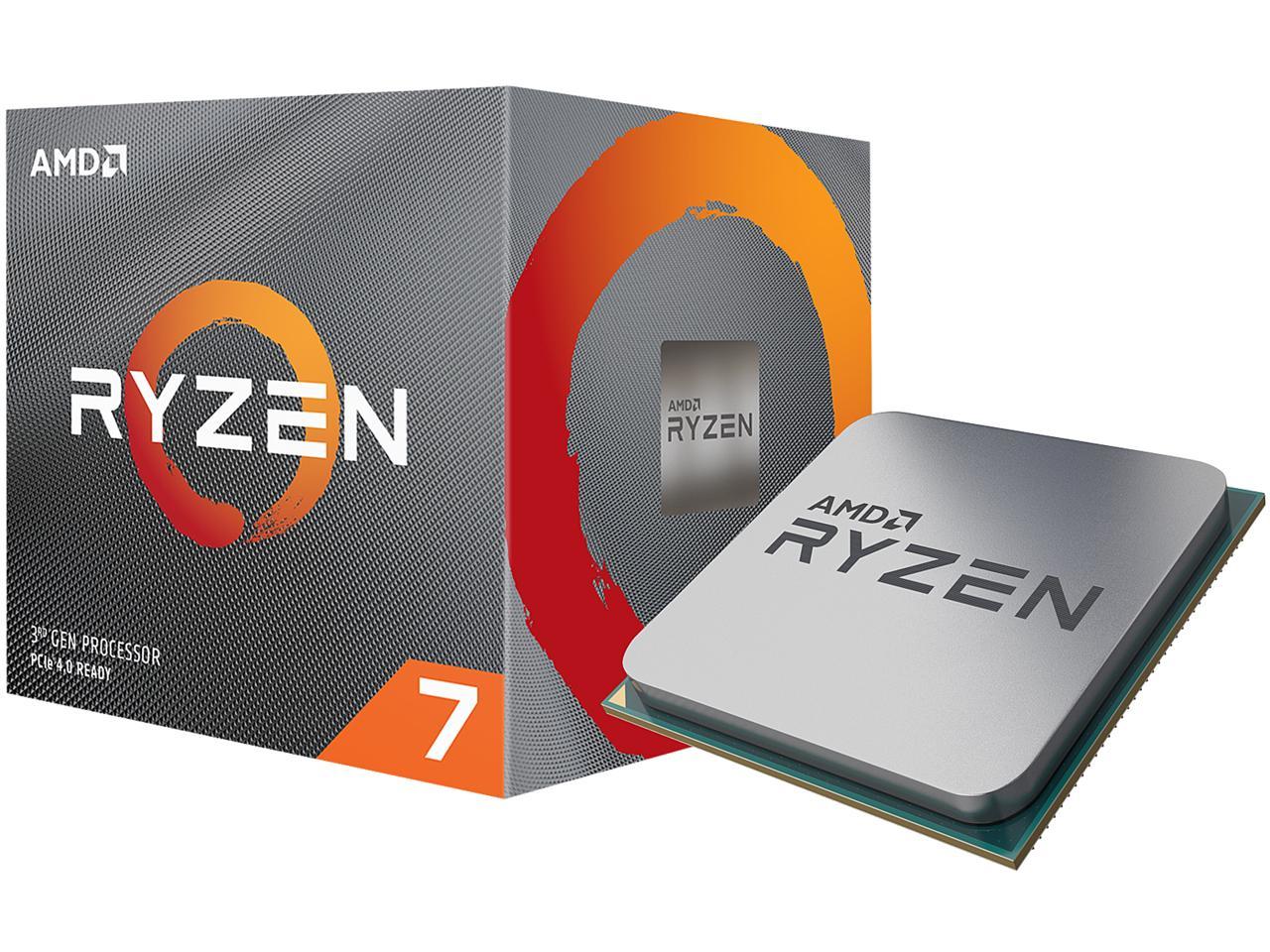 AMD RYZEN 7 3700X 8-Core 3.6 GHz (4.4 GHz Max Boost) Socket AM4 65W 100-100000071BOX Desktop Processor