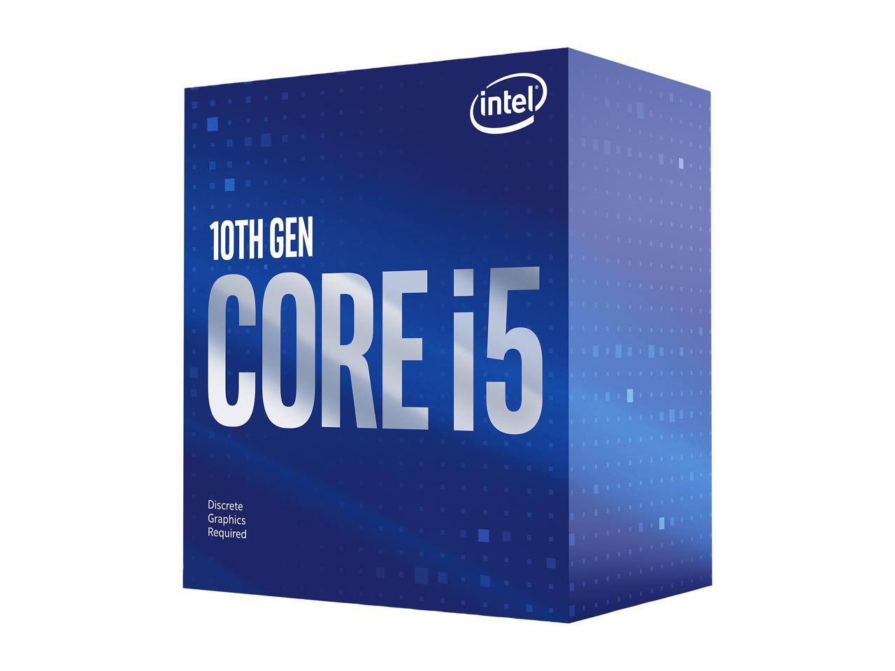 Intel Core i5-10400F 6-Core 2.9 GHz LGA 1200 65W BX8070110400F Desktop Processor