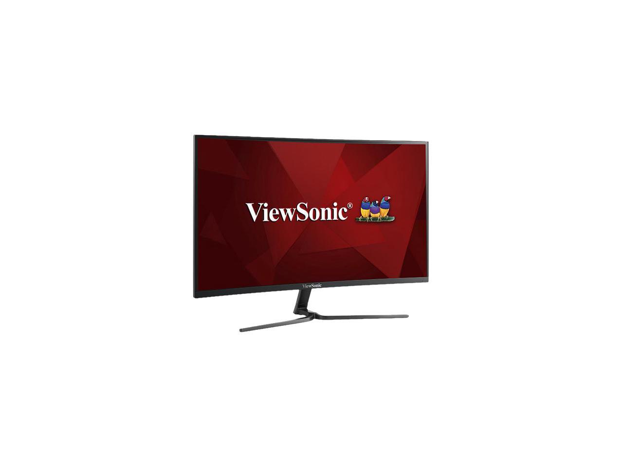 ViewSonic VX3258-2KC-MHD 32" WQHD 2560 x 1440 2K 144Hz 2x HDMI 2x DisplayPort AMD FreeSync Anti-Glare LED Backlit Curved Gaming Monitor