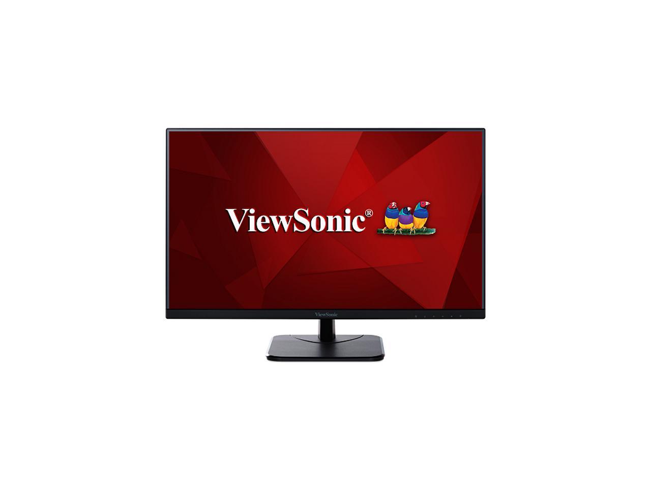 ViewSonic VA2256-MHD 22" (Actual size 21.5") Full HD 1920 x 1080 7ms HDMI VGA DisplayPort Built-in Speakers Flicker-Free Blue-Light Filter Anti-Glare Frameless Backlit LED IPS Monitor