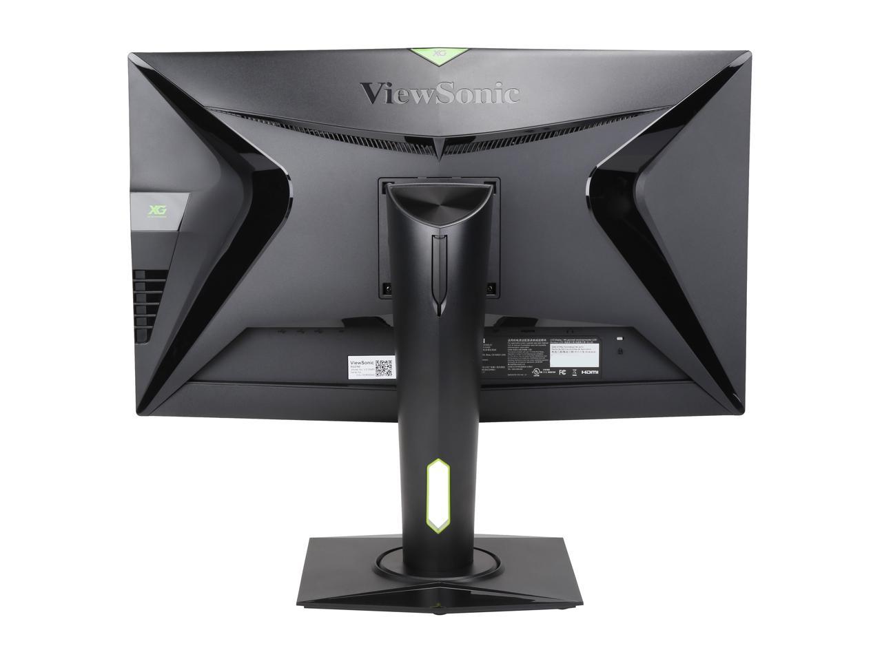 ViewSonic XG2760 27" Quad HD 2560 x 1440 2K Fast Action 165Hz 1ms (GTG W/OD) HDMI DisplayPort NVIDIA G-Sync USB Hub Backlit LED Anti-Glare Gaming Monitor