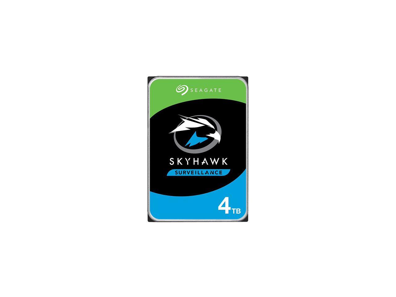 Seagate SkyHawk 4TB Surveillance Hard Drive 256MB Cache SATA 6.0Gb/s NVR DVR 3.5" Internal HDD ST4000VX013