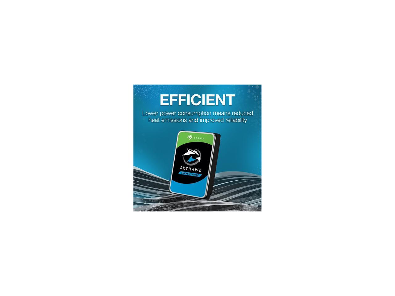Seagate SkyHawk 4TB Surveillance Hard Drive 256MB Cache SATA 6.0Gb/s NVR DVR 3.5" Internal HDD ST4000VX013