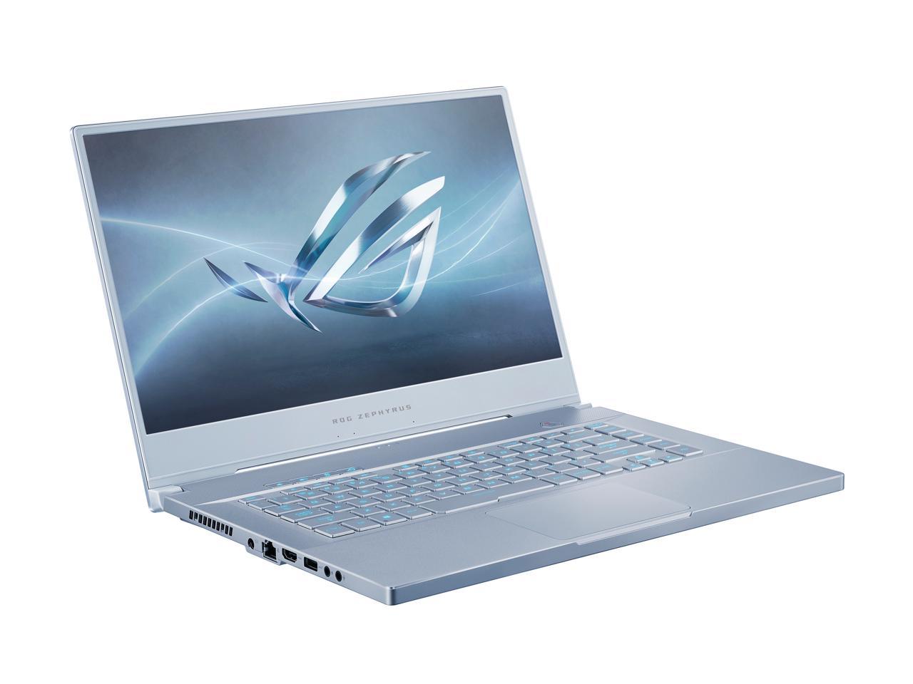 ROG Zephyrus M GU502GU-XH74-BL Gaming Laptop - 15.6" 240 Hz FHD IPS, GeForce GTX 1660 Ti, Intel Core i7-9750H, 16 GB DDR4, 512 GB SSD, Per-Key RGB, Windows 10 Pro, Glacier Blue