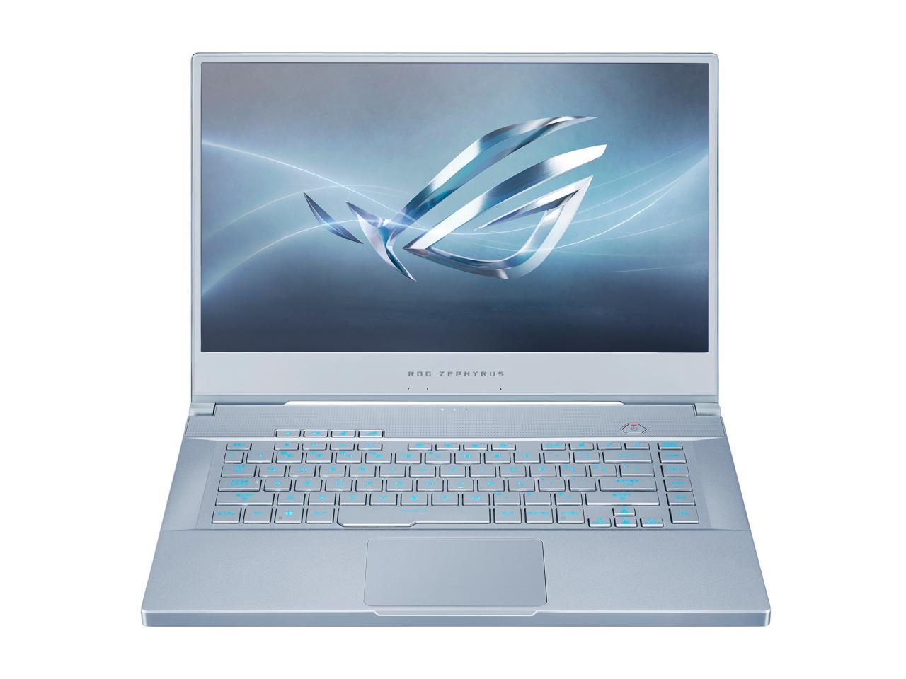 ROG Zephyrus M GU502GU-XH74-BL Gaming Laptop - 15.6" 240 Hz FHD IPS, GeForce GTX 1660 Ti, Intel Core i7-9750H, 16 GB DDR4, 512 GB SSD, Per-Key RGB, Windows 10 Pro, Glacier Blue