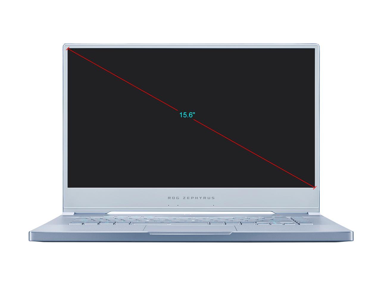 ROG Zephyrus M GU502GU-XH74-BL Gaming Laptop - 15.6" 240 Hz FHD IPS, GeForce GTX 1660 Ti, Intel Core i7-9750H, 16 GB DDR4, 512 GB SSD, Per-Key RGB, Windows 10 Pro, Glacier Blue