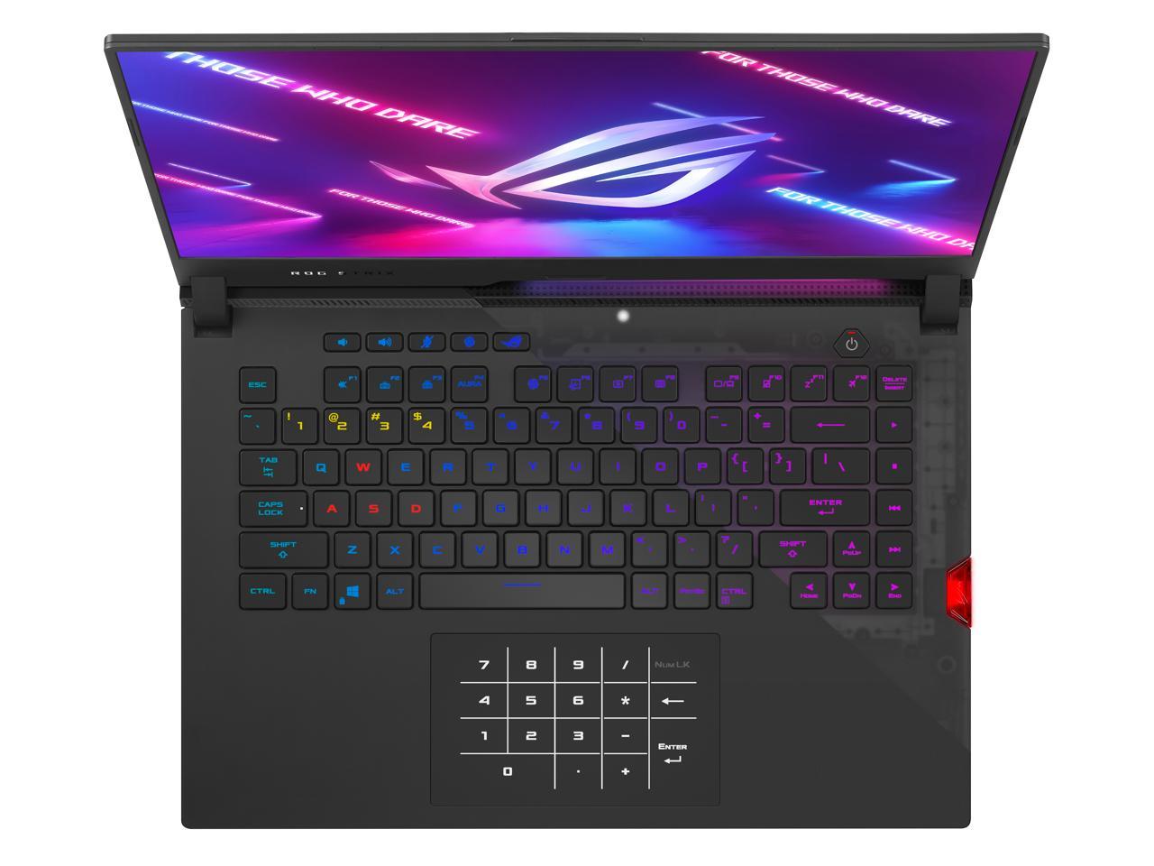 ASUS ROG Strix Scar 15 Gaming Laptop, 15.6� 300Hz IPS Type FHD Display, NVIDIA GeForce RTX 3080, AMD Ryzen 9 5900HX, 16GB DDR4, 1TB SSD, Opti-Mechanical Per-Key RGB Keyboard, Windows 11, G533QS-DS94