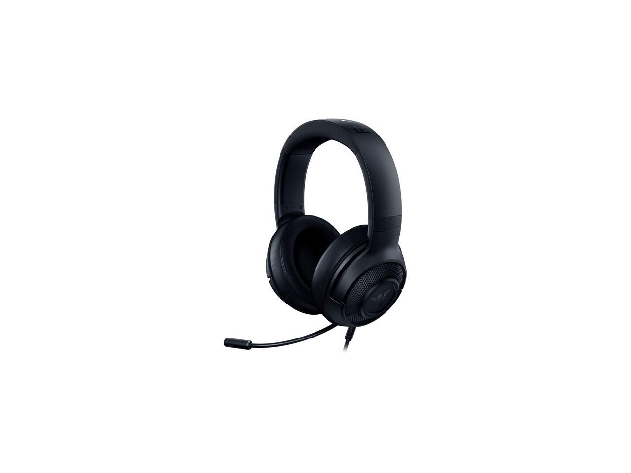 Razer Kraken X Gaming Headset - 7.1 Surround Sound - Ultra-light - Classic Black