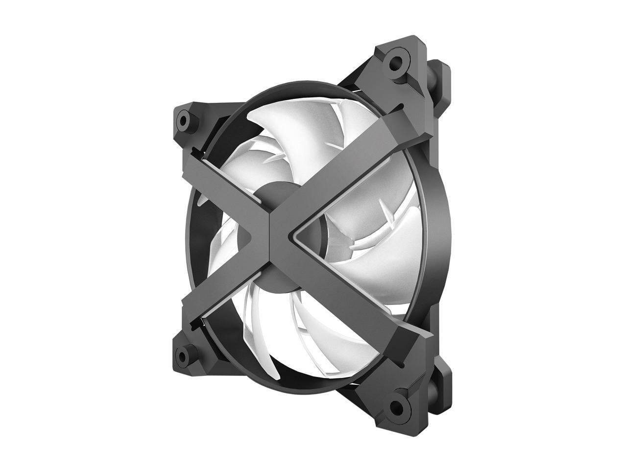 DeepCool MF120 GT A-RGB X-Frame, 5V 3-Pin Motherboard Connector, included 4-port PWM Fan Hub, 6-port RGB hub and Wire Controller, 3 Fan Pack