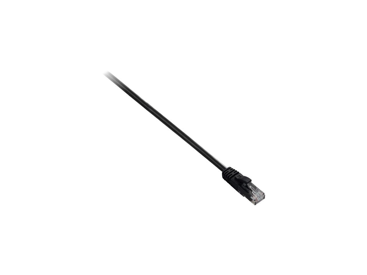 V7 Black Cat5e Unshielded (Utp) Cable Rj45 Male To Rj45 Male 3M 10Ft
