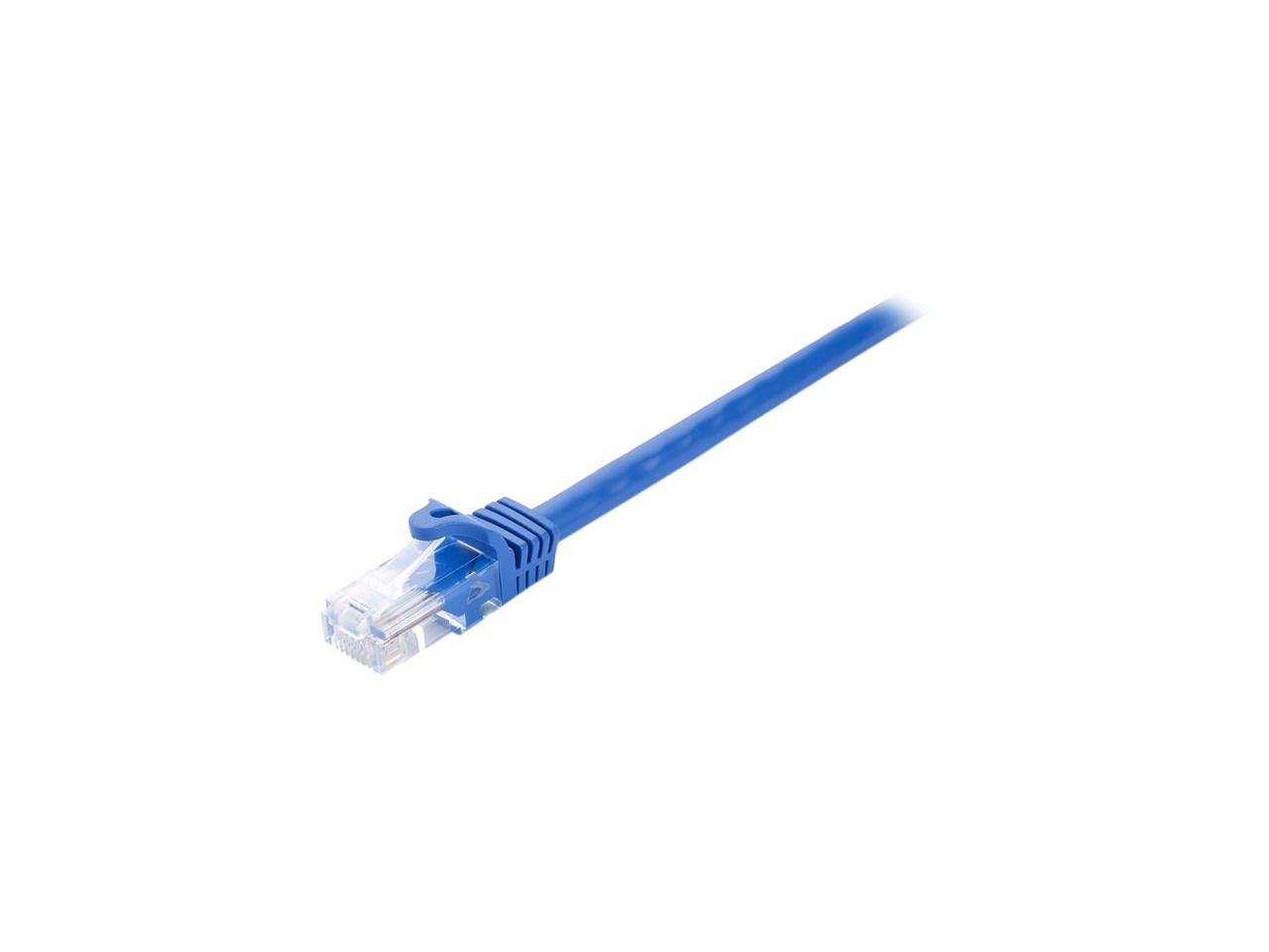V7 CAT5E UTP Network (RJ45 m/m), Blue 3ft