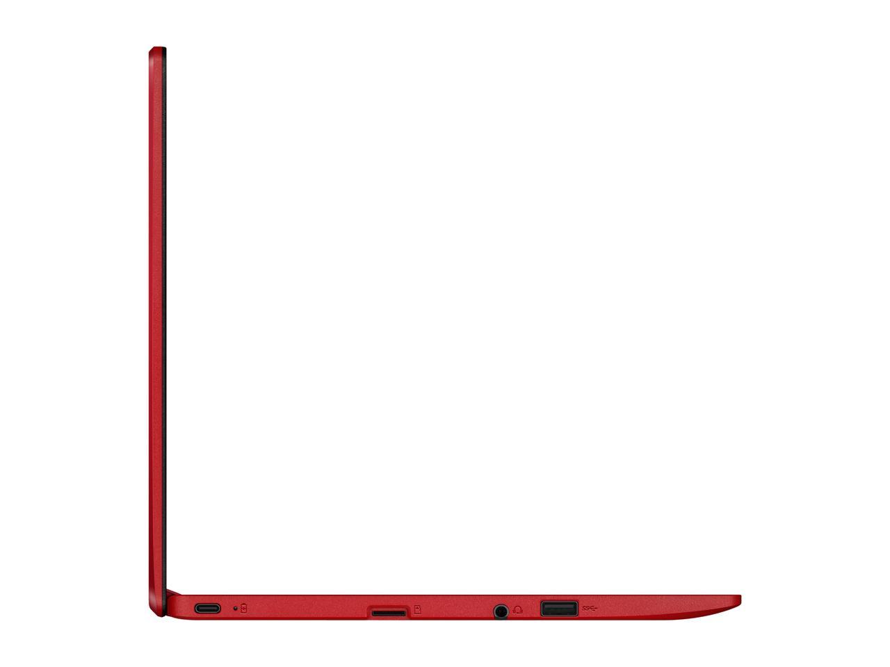 ASUS Chromebook C223NA-DH02-RD 11.6" HD Display, Intel Dual-Core Celeron N3350 Processor (up to 2.4 GHz) 4 GB RAM, 32 GB eMMC Storage, Red