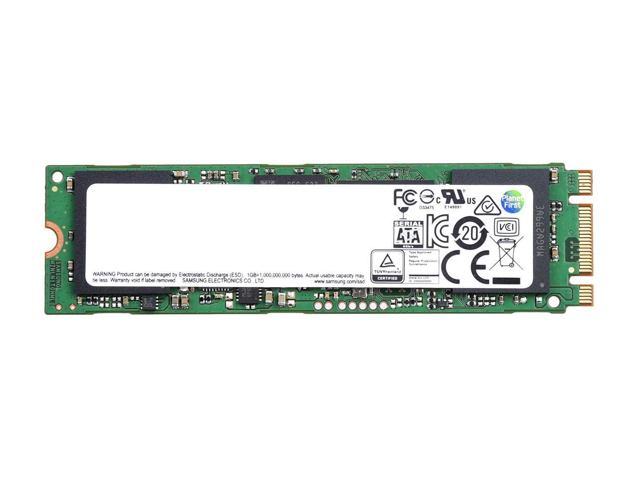 SAMSUNG 850 EVO M.2 2280 500GB SATA III 3D NAND Internal SSD Single Unit Version MZ-N5E500BW
