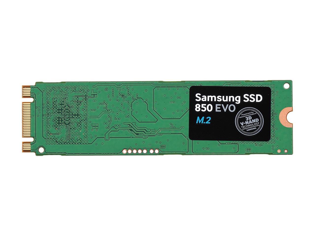 SAMSUNG 850 EVO M.2 2280 500GB SATA III 3D NAND Internal SSD Single Unit Version MZ-N5E500BW
