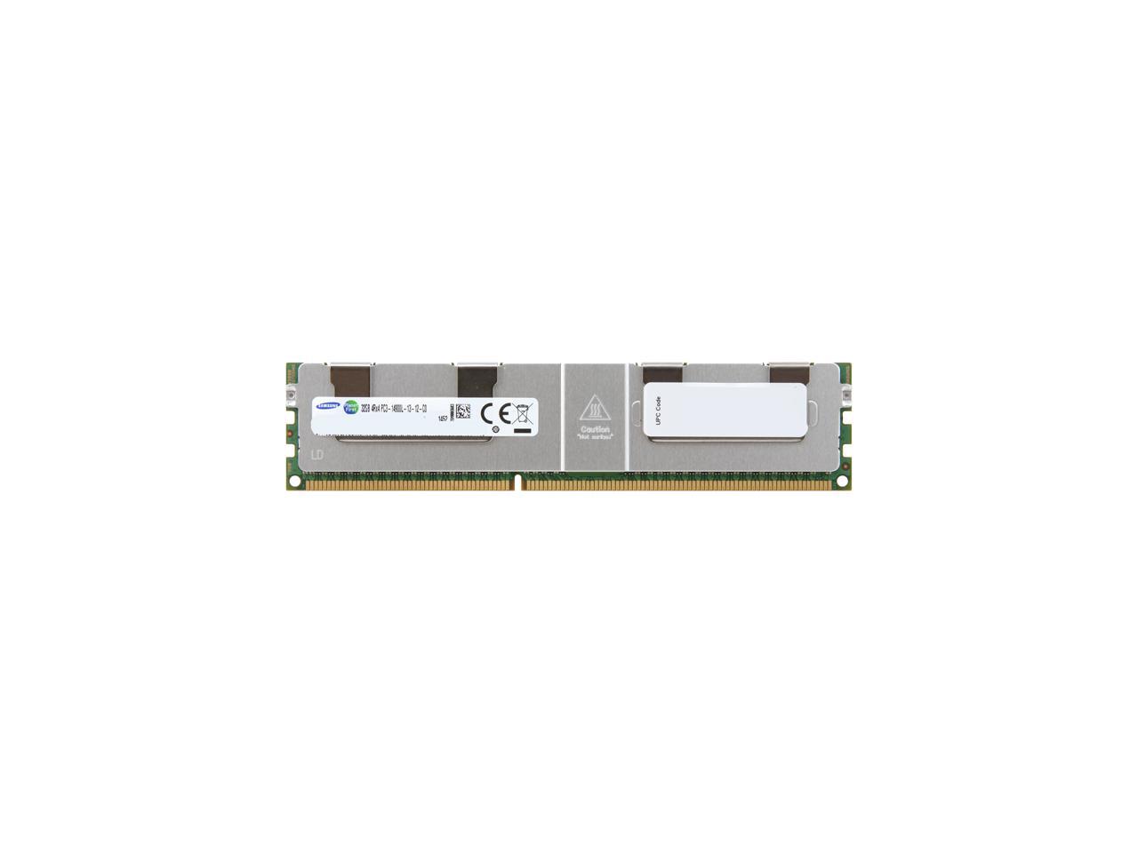 SAMSUNG 32GB 240-Pin DDR3 SDRAM ECC ECC Chipkill Load Reduced DDR3 1866 (PC3 14900) Major Brand Chipset Server Memory Model M386B4G70DM0-CMA