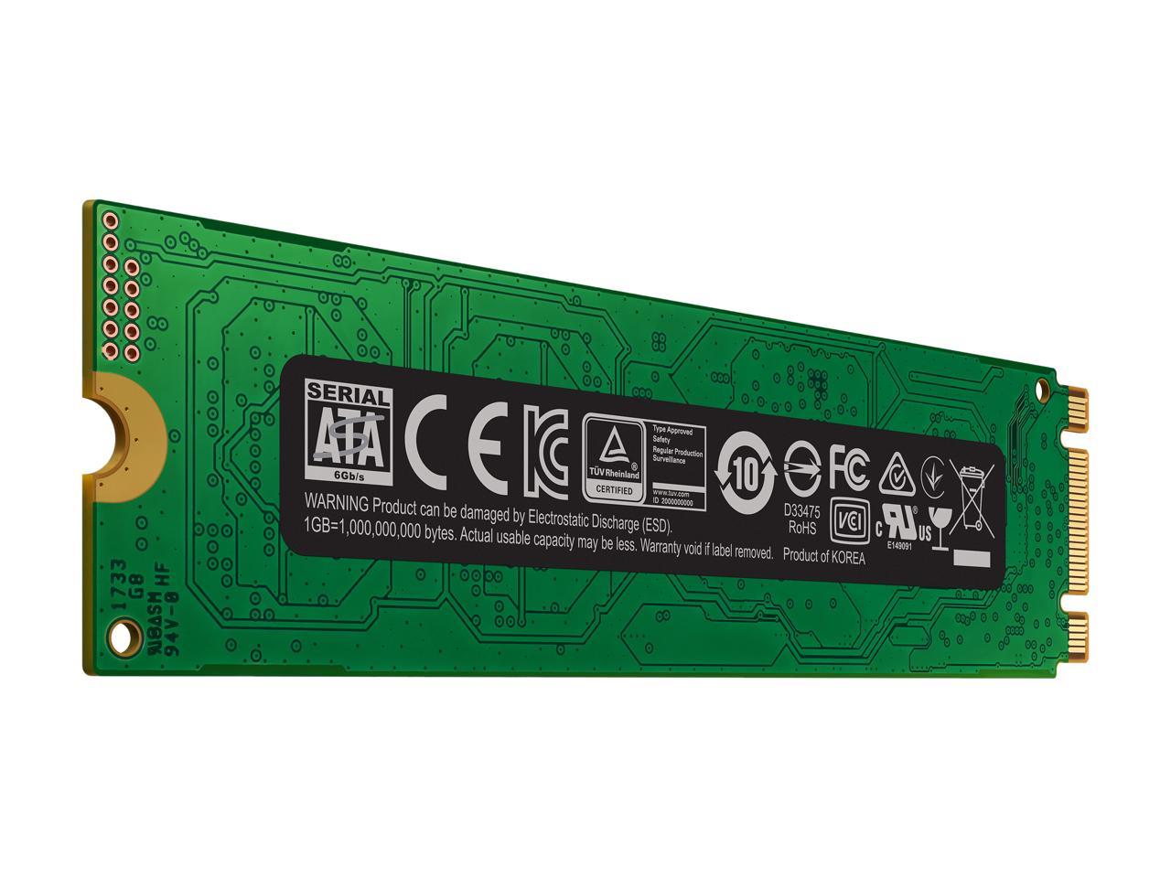 SAMSUNG 860 EVO Series M.2 2280 250GB SATA III 3D NAND Internal Solid State Drive (SSD) MZ-N6E250BW