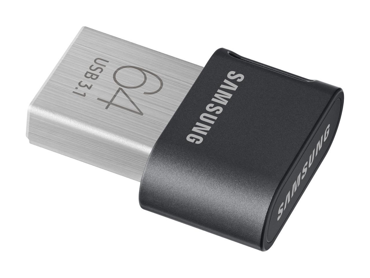 Samsung 64GB FIT Plus USB 3.1 Flash Drive, Speed Up to 200MB/s (MUF-64AB/AM)
