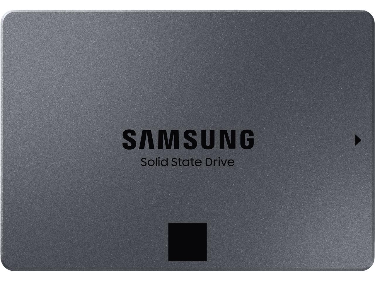 SAMSUNG 870 QVO Series 2.5" 1TB SATA III Samsung 4-bit MLC V-NAND Internal Solid State Drive (SSD) MZ-77Q1T0B/AM