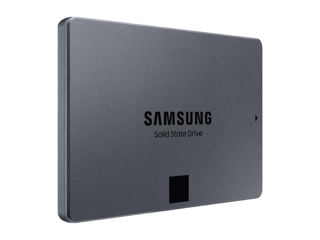 SAMSUNG 870 QVO Series 2.5" 8TB SATA III Samsung 4-bit MLC V-NAND Internal Solid State Drive (SSD) MZ-77Q8T0B/AM