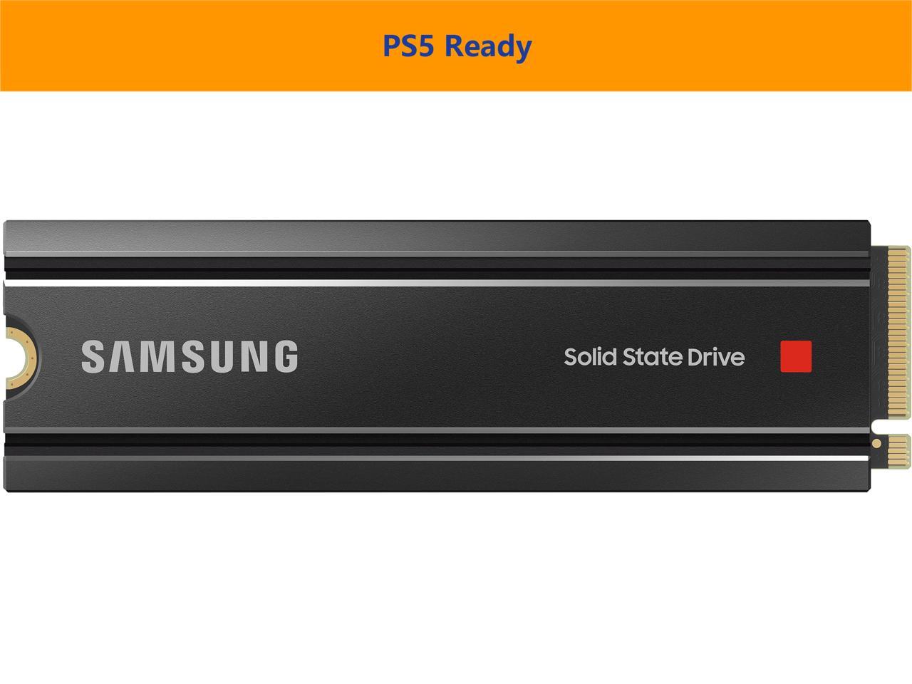 SAMSUNG 980 PRO Heatsink M.2 2280 1TB PCI-Express 4.0 x4 V6(12xL) V-NAND 3bit MLC Internal Solid State Drive (SSD) MZ-V8P1T0CW. A Perfect Fits for PS5/PC