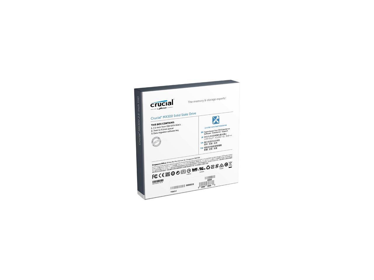 Crucial MX300 2TB SATA 2.5 Inch Internal Solid State Drive - CT2050MX300SSD1